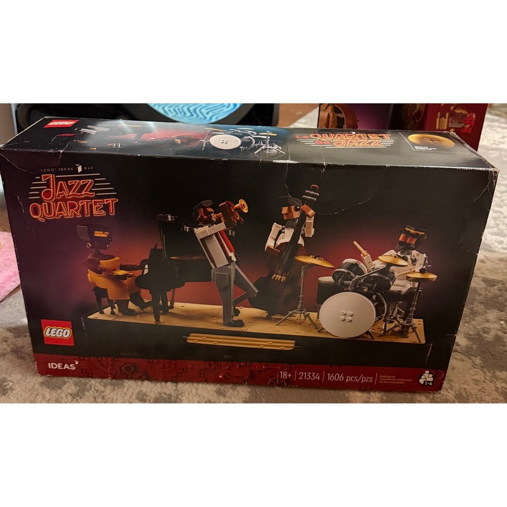 Lego Jazz Quartet Set - Black, Red, Gold, White